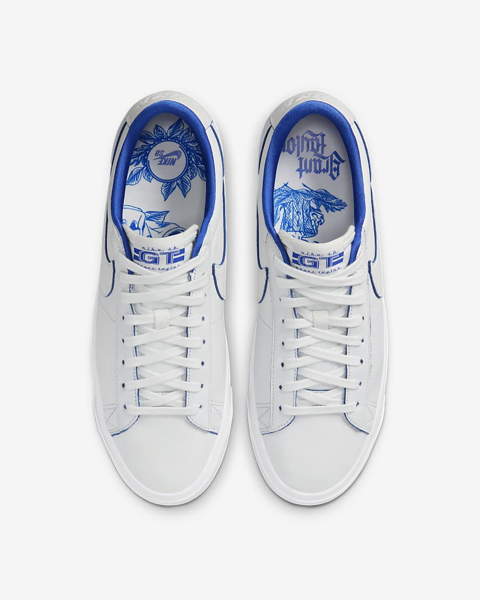 Nike SB Blazer Low Pro GT Premium Summit White Game Royal 11